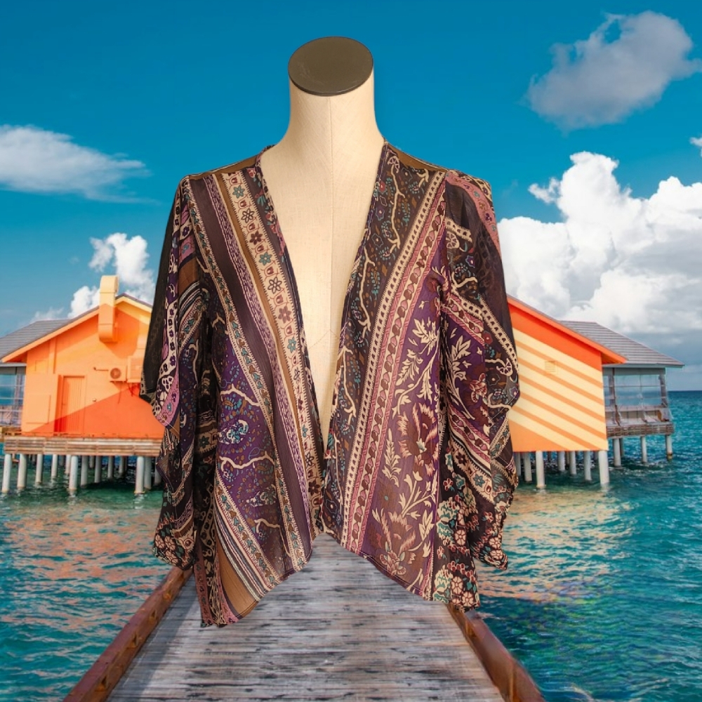 Sheer Kimono Shrug